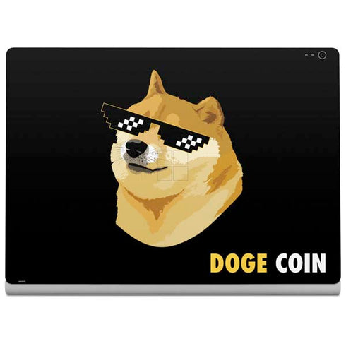 Doge Coin Crypto Surface Book 2 13.5in Skin